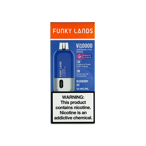 Funky Lands Vi10000 - Blueberry Ice, disposable vape