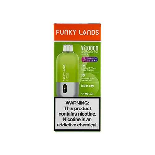 Funky Lands Vi10000 - Lemon Lime, disposable vape