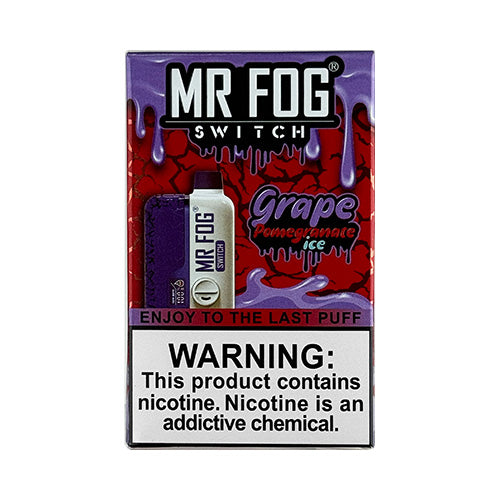 Mr Fog Switch SW15000 - Grape Pomegranate Ice, disposable vape