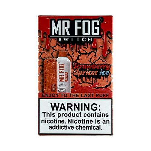 Mr Fog Switch SW15000 - Strawberry Apricot Ice, disposable vape