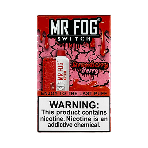 Mr Fog Switch SW15000 - Strawberry Berry, disposable vape