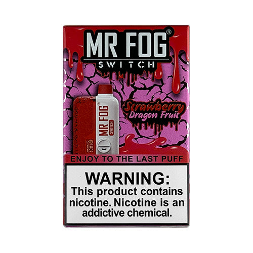 Mr Fog Switch SW15000 - Strawberry Dragon Fruit, disposable vape