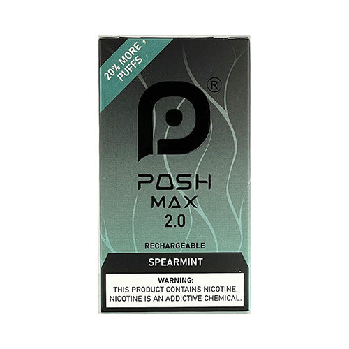 Posh Max 2.0 - Spearmint, disposable vape