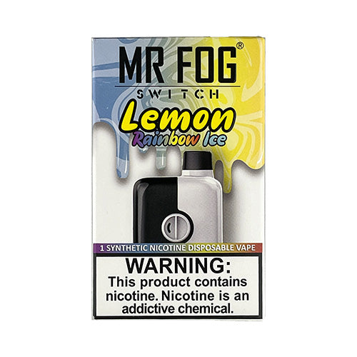 Mr Fog Switch - Lemon Rainbow Ice, disposable vape