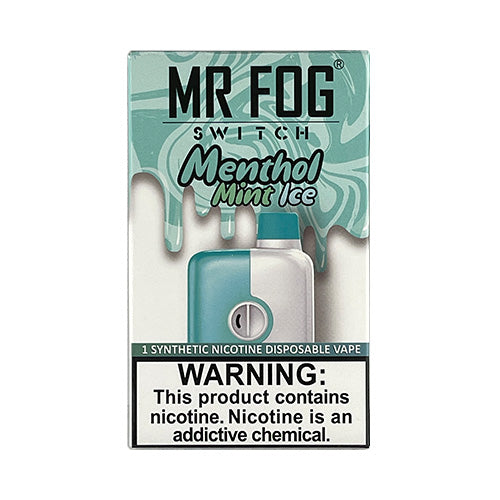 Mr Fog Switch - Menthol Mint Ice, disposable vape