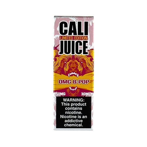 Cali Pods - OMG B-Pop, nicotine salt ejuice