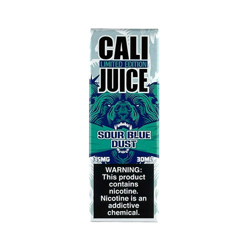 Cali Juice - Sour Blue Dust, nicotine salt, ejuice