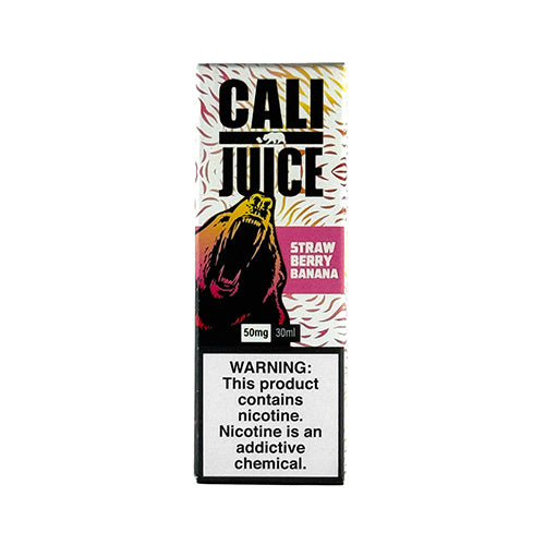 Cali Juice - Strawberry Banana Salt, nicotine salt, ejuices
