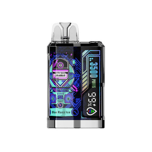 Zovoo Dragbar B3500 - Blue Razz Ice, disposable vape