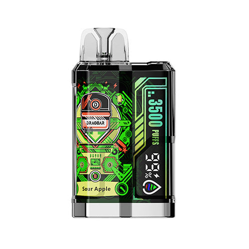 Zovoo Dragbar B3500 - Sour Apple, disposable vape