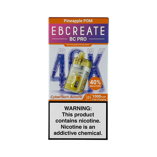 EBCreate BC Pro - Pineapple Pom, disposable vape