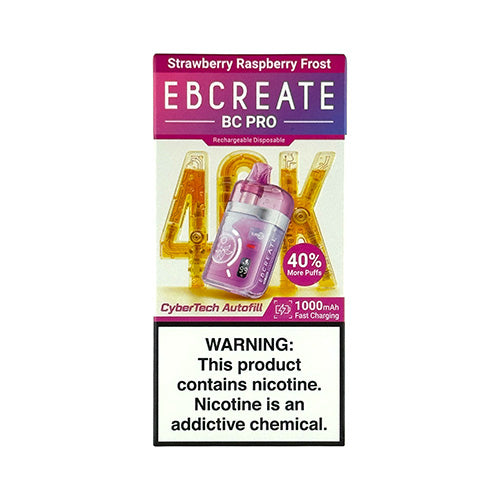 EBCreate BC Pro - Strawberry Raspberry Frost, disposable vape