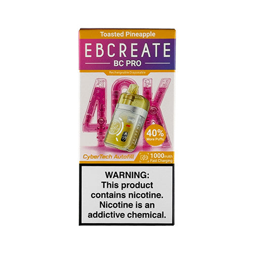 EBCreate BC Pro - Toasted Pineapple, disposable vape