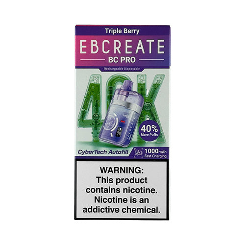 EBCreate BC Pro - Triple Berry, disposable vape
