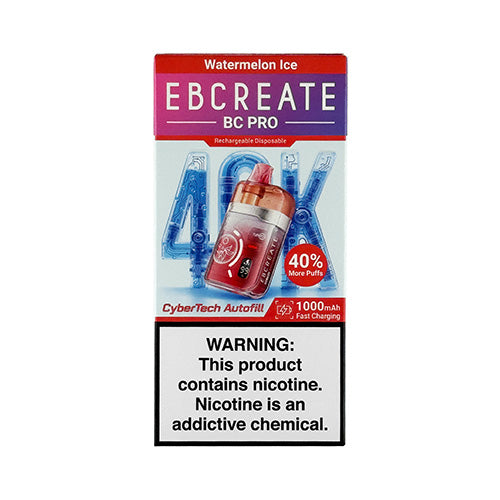 EBCreate BC Pro - Watermelon Ice, disposable vape