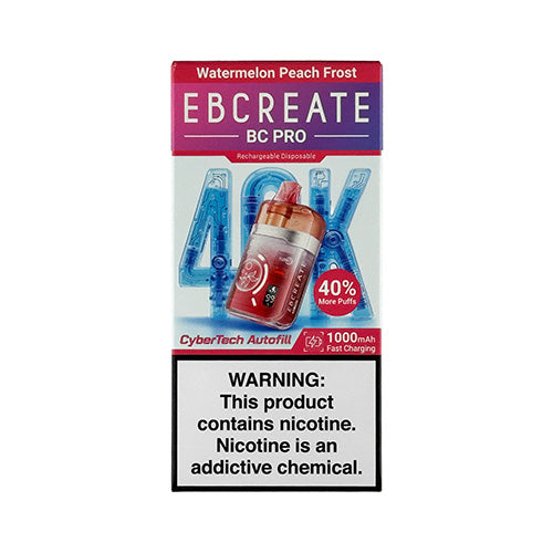 EBCreate BC Pro - Watermelon Peach Frost, disposable vape