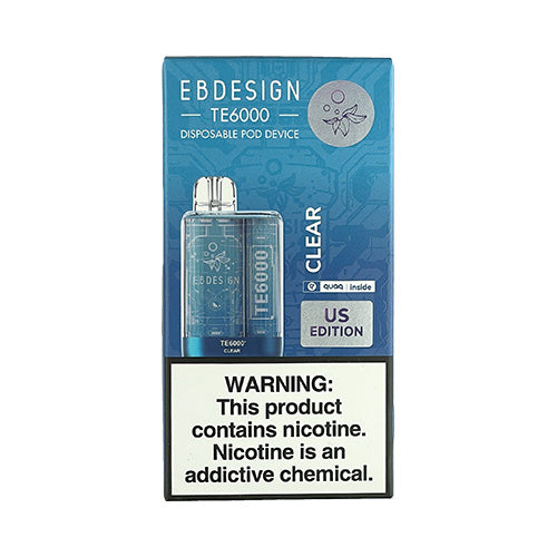 Elfbar TE6000 - Clear, disposable vape