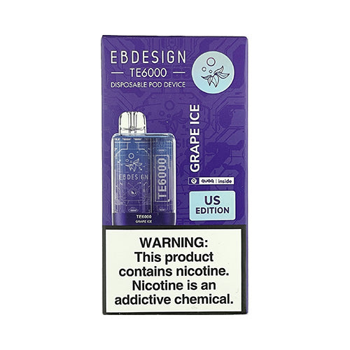 Elfbar TE6000 - Grape Ice, disposable vape