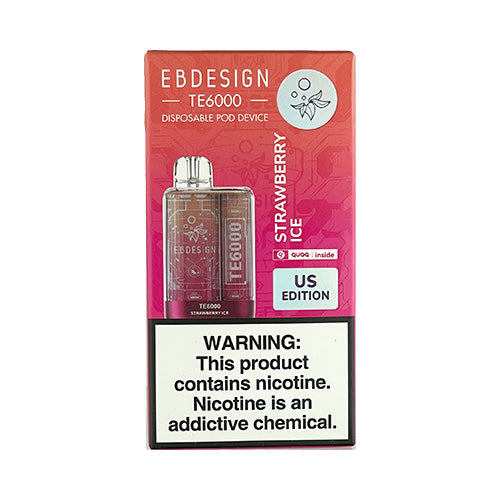 Elfbar TE6000 - Strawberry Ice, disposable vape