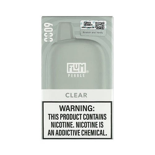 Flum Pebble - Clear, disposable vape