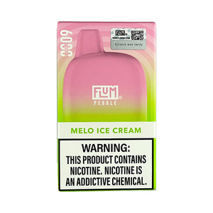 Flum Pebble - Melo Ice Cream, disposable vape