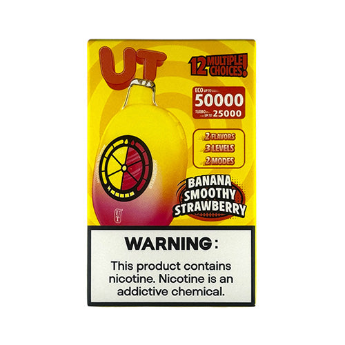 Flum UT 50000 - Banana Smoothy / Strawberry, disposable vape