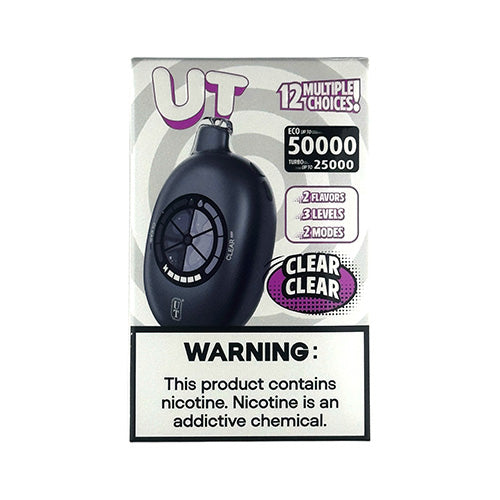 Flum UT 50000 - Clear Purple, disposable vape