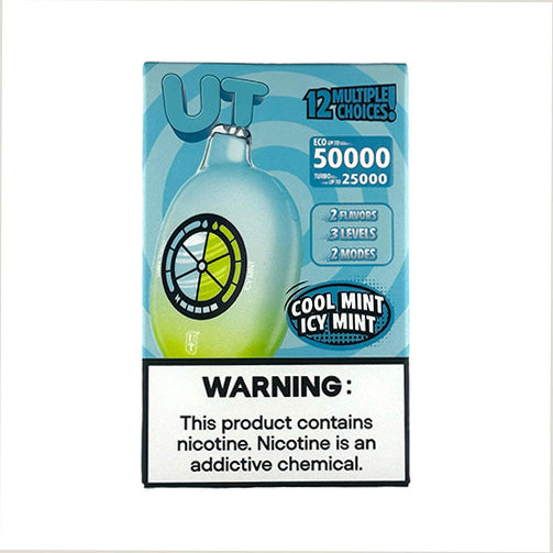 Flum UT 50000 - Cool Mint / Icy Mint, disposable vape