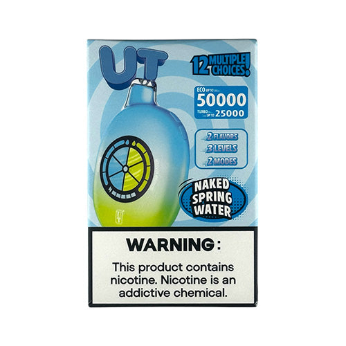 Flum UT 50000 - Naked / Spring Water Disposable - $21.99 - VPRSTS Flum UT 50000 - Naked / Spring Water Disposable - $21.99 - VPRSTS