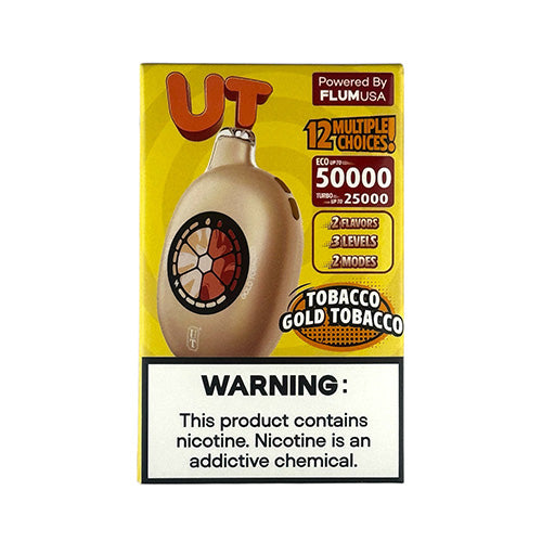 Flum UT 50000 - Tobacco / Gold Tobacco, disposable vape