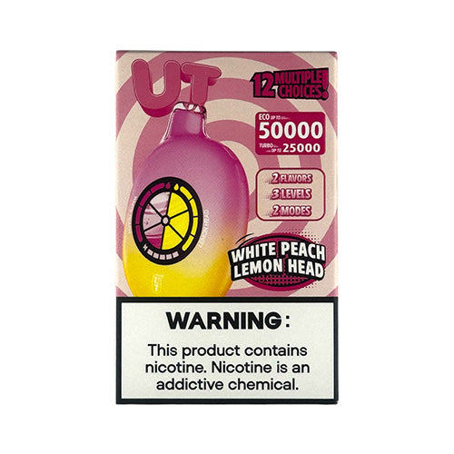 Flum UT 50000 - White Peach / Lemon Head, disposable vape