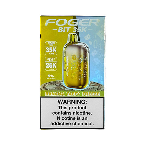 Foger Bit 35K - Banana Taffy Freeze, disposable vape