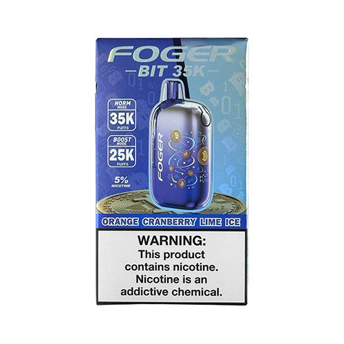 Foger Bit 35K - Orange Cranberry Lime Ice Disposable - $18.99 - VPRSTS Foger Bit 35K - Orange Cranberry Lime Ice Disposable - $18.99 - VPRSTS