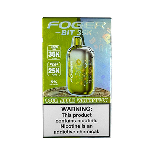 Foger Bit 35K - Sour Apple Watermelon, disposable vape