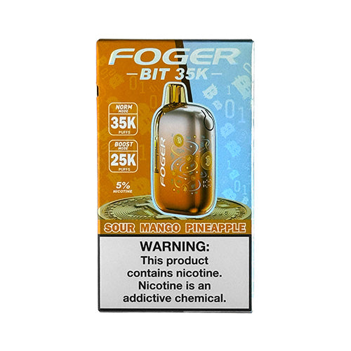 Foger Bit 35K - Sour Mango Pineapple, disposable vape