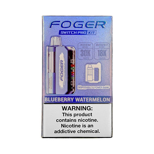 foger blueberry watermelon vape Blueberry Watermelon Foger Switch Pro Starter Kit Disposable Vape main image 0