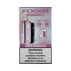 Foger Switch Pro - Juicy Peach Ice Disposable - $14.99