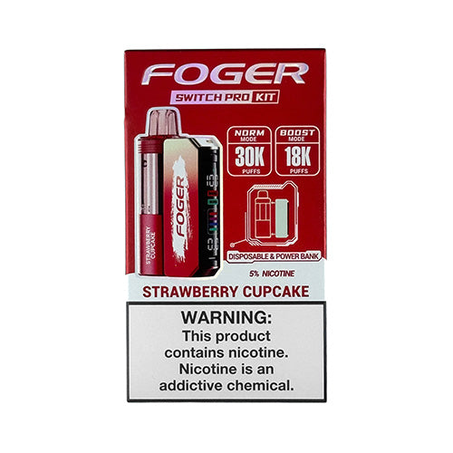 Foger Switch Pro - Strawberry Cupcake, disposable vape