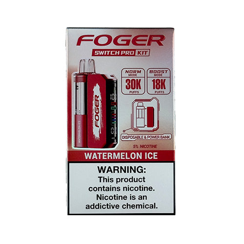 Foger Switch Pro - Watermelon Ice, disposable vape