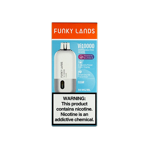 Funky Lands Vi10000 - Clear, disposable vape