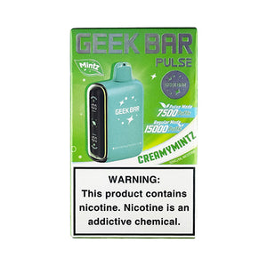 Geek Bar Pulse 15000 - Creamymintz, disposable vapes