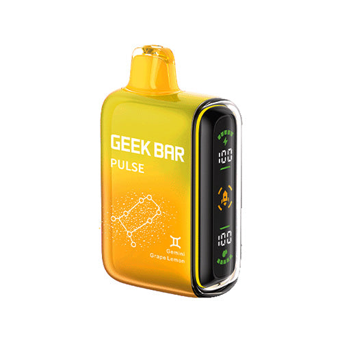 Geek Bar Pulse 15000 - Grape Lemon, disposable vape