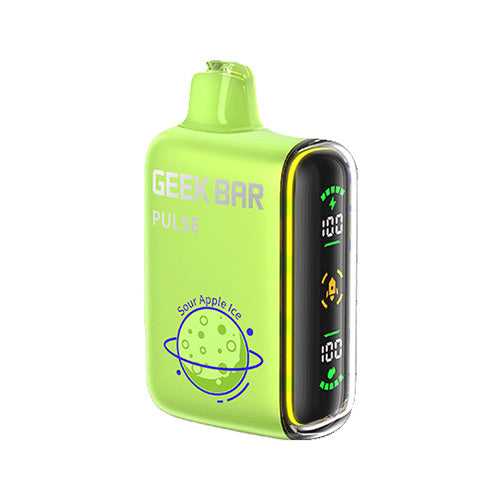 Geek Bar Pulse 15000 - Sour Apple, disposable vape