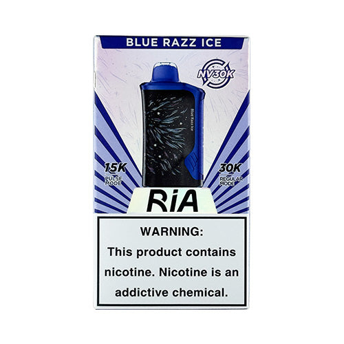 Geek Bar Ria NV30K - Blue Razz Ice Disposable - $18.99