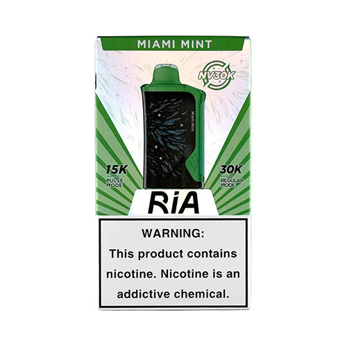 Geek Bar Ria NV30K - Miami Mint, disposable vape