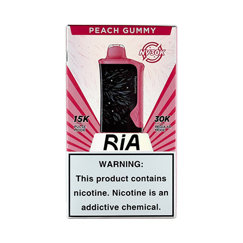 Geek Bar Ria NV30K - Peach Gummy, disposable vape