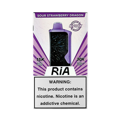Geek Bar Ria NV30K - Sour Strawberry Dragon, disposable vape