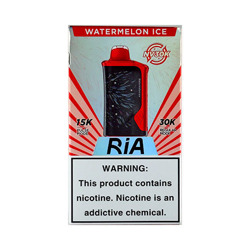 Ria Watermelon Ice Vape Geek Bar Ria NV30K - Watermelon Ice Disposable - .99 Ria Watermelon Ice Vape Geek Bar Ria NV30K - Watermelon Ice Disposable - .99