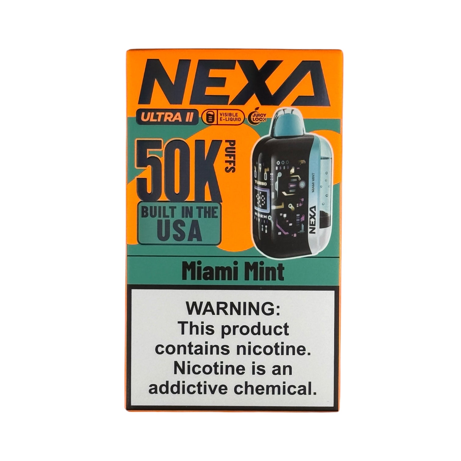 NEXA Ultra II 50000 - Miami Mint, disposable vape