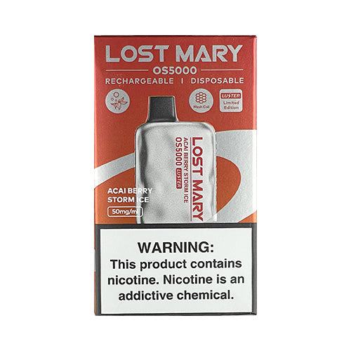 Lost Mary OS5000 - Acai Berry Storm Ice Disposable - $14.99 - VPRSTS